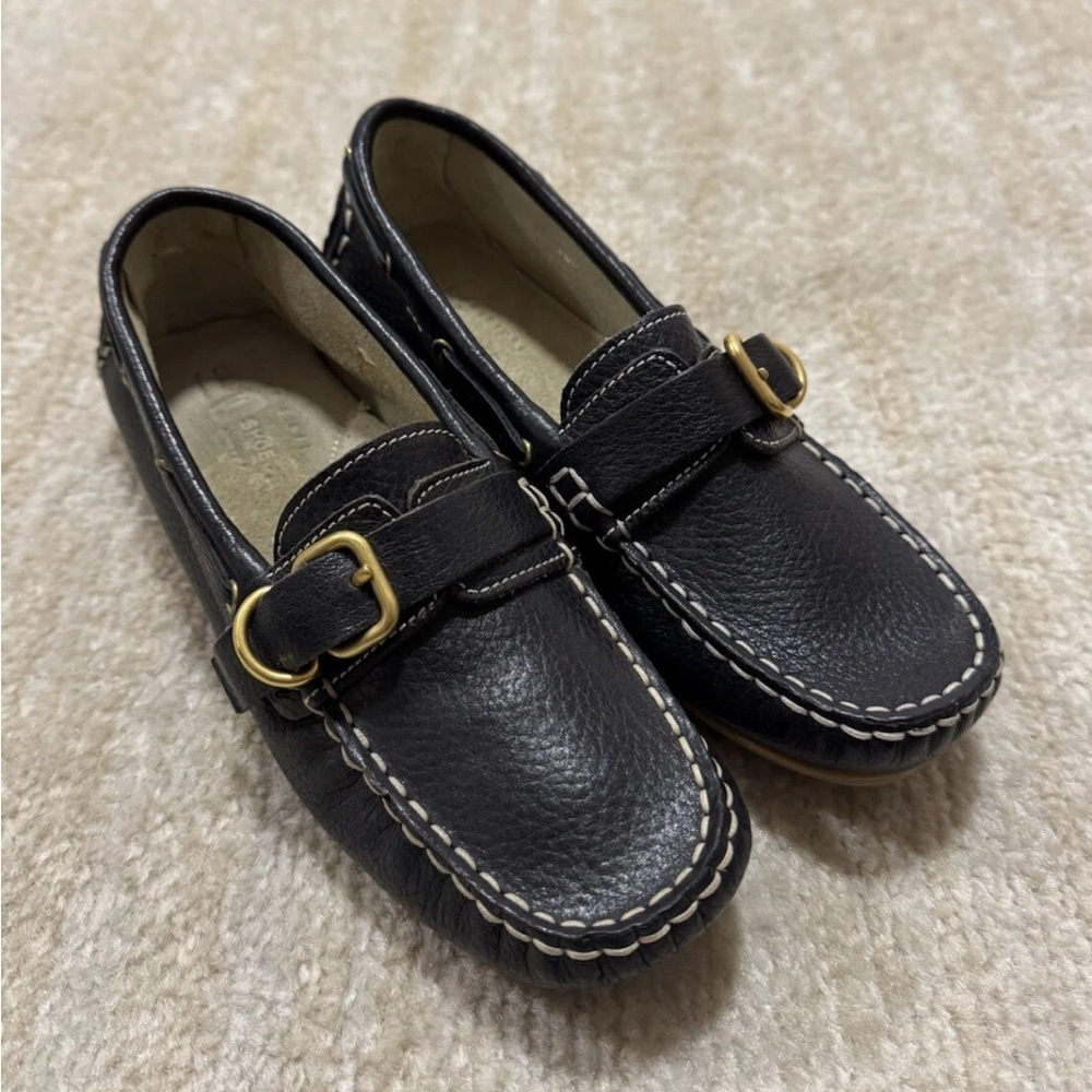 TODS, Boys, Calf Skin, Black, Penny Loafers, The Original Car Shoe, Size 32, NIB